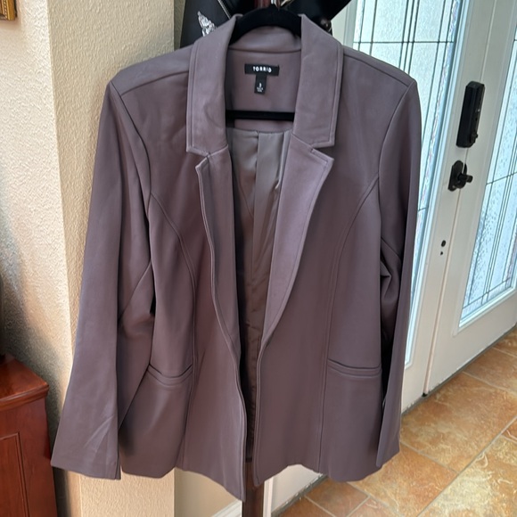 Grey Blazer Torrid Size 3 - Picture 1 of 3